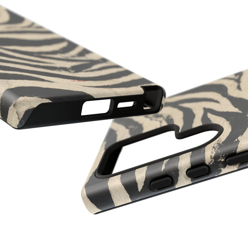 Wavy Peach & Mauve Tough Case
