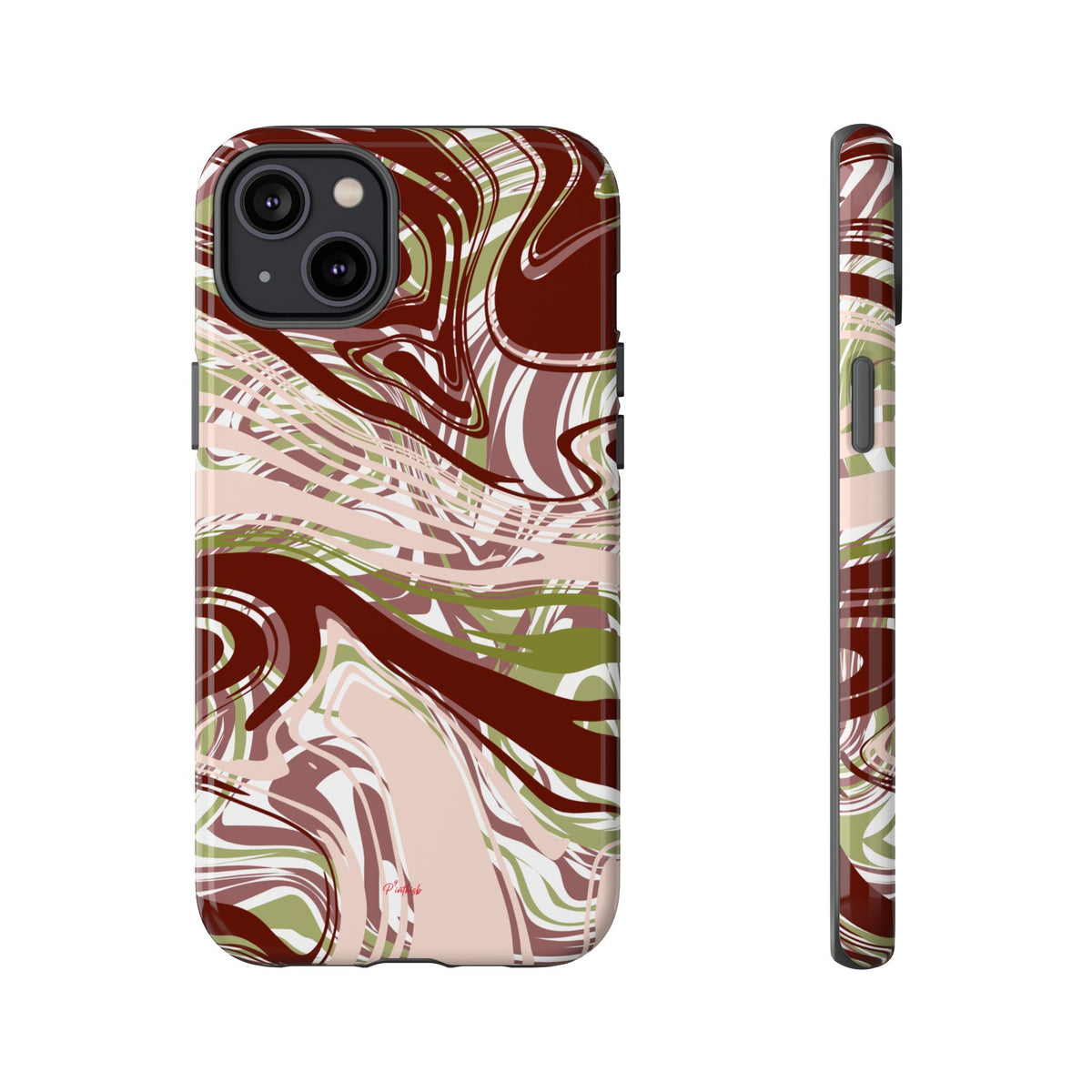Abstract Marbled Tough Phone Case