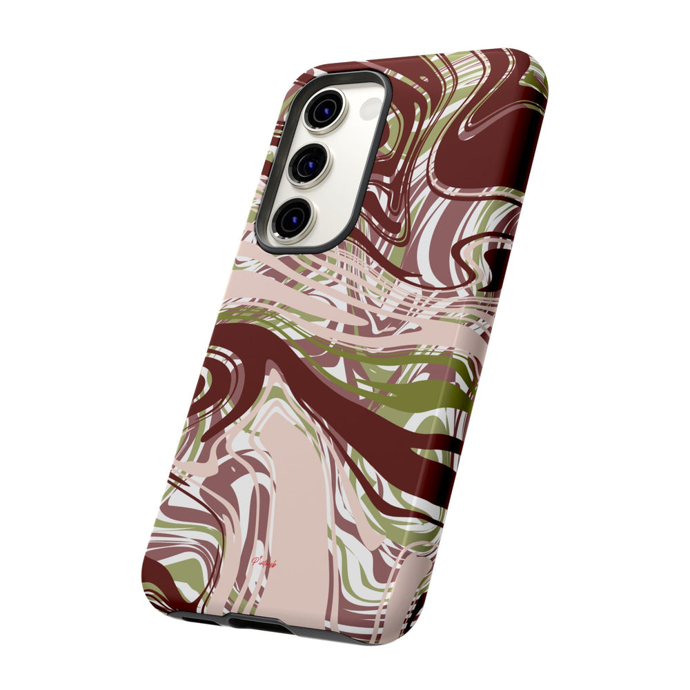 Abstract Marbled Tough Phone Case