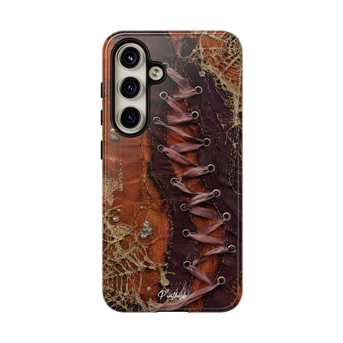 Vintage Leather Lace Tough Case