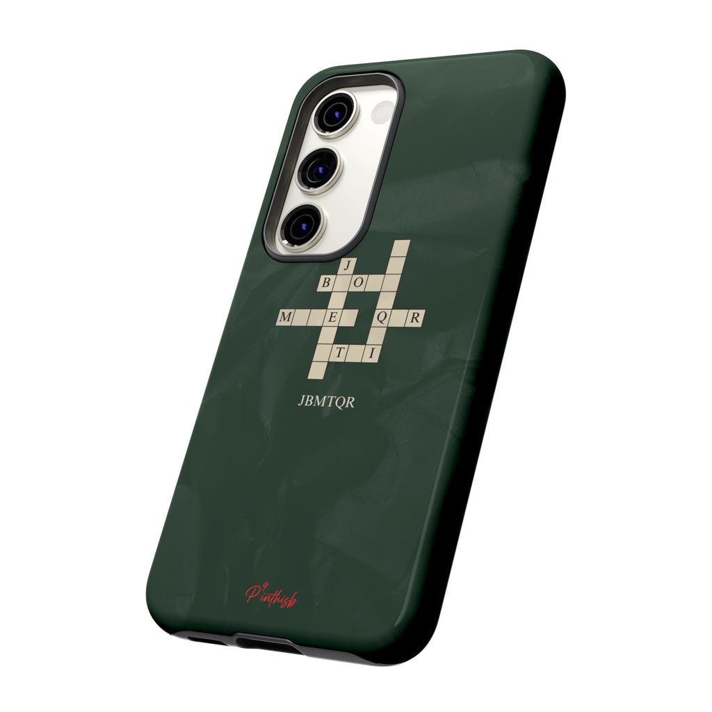 "JBMTQR crossword" Tough Phone Case