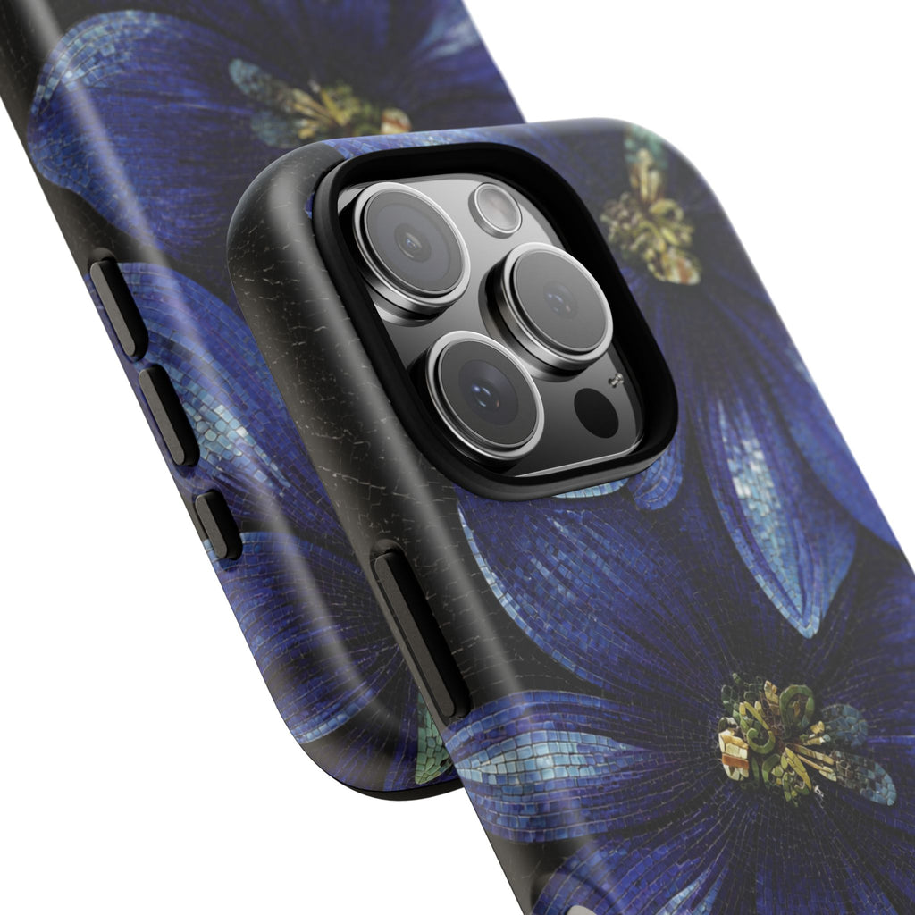 Blue Floral Tough Case