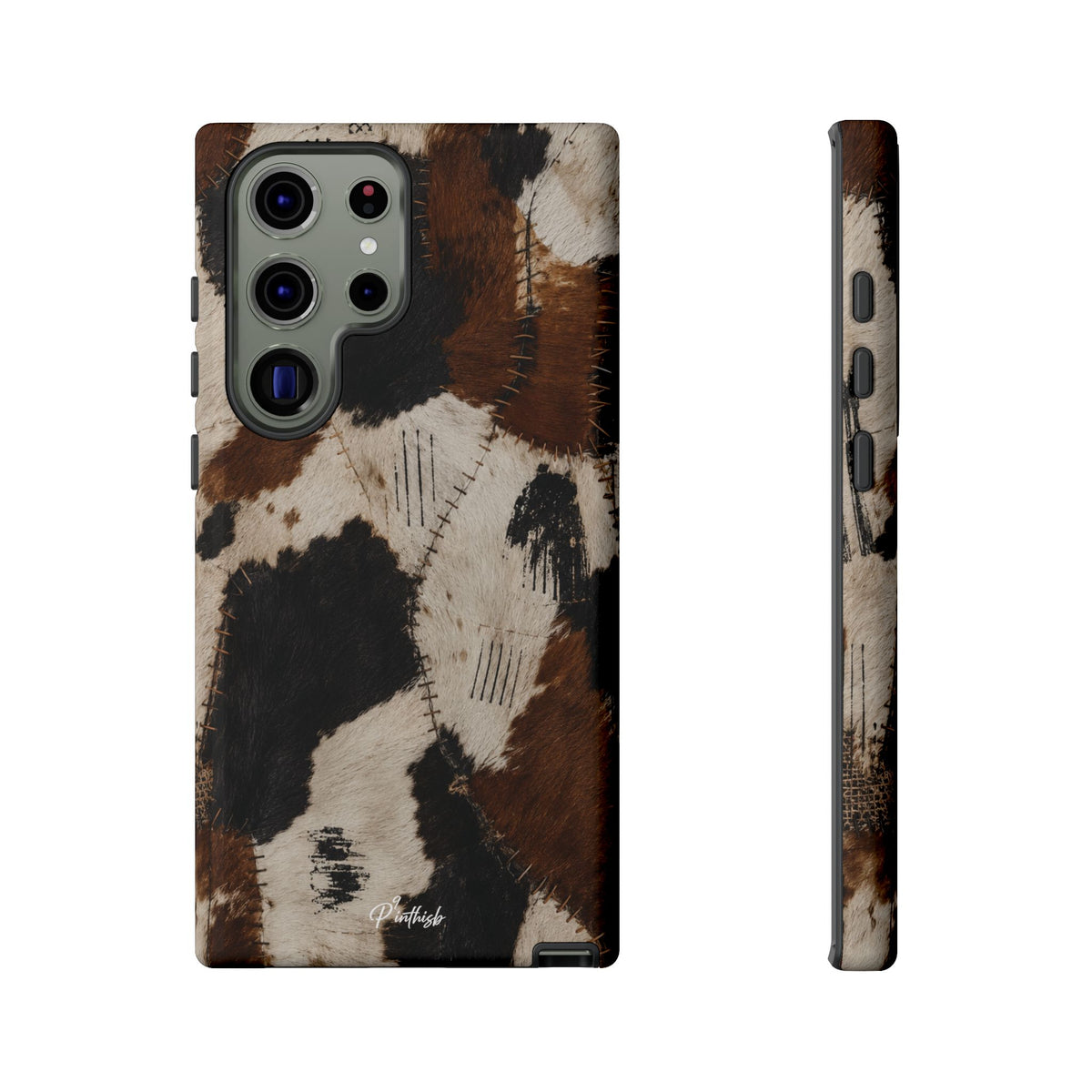 Brown & Black Animal Print Tough Case