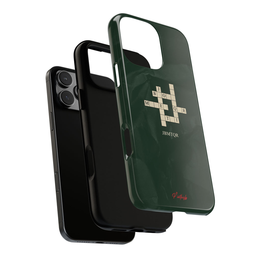 "JBMTQR crossword" Tough Phone Case