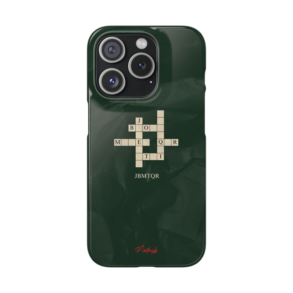 "JBMTQR crossword" Snap Phone Case