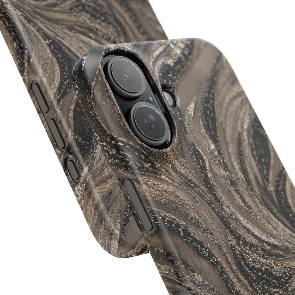 Neutral Swirl Protective Snap Case