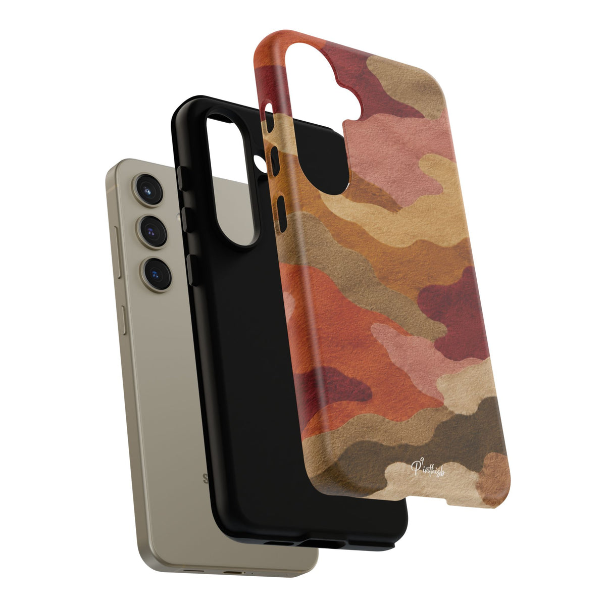 Watercolour Camo Tough Case
