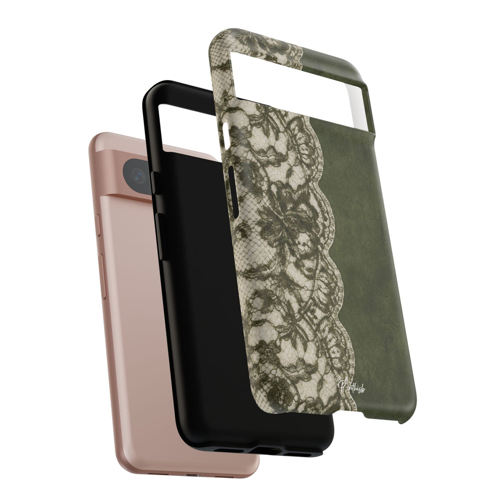 Olive Lace Tough Case