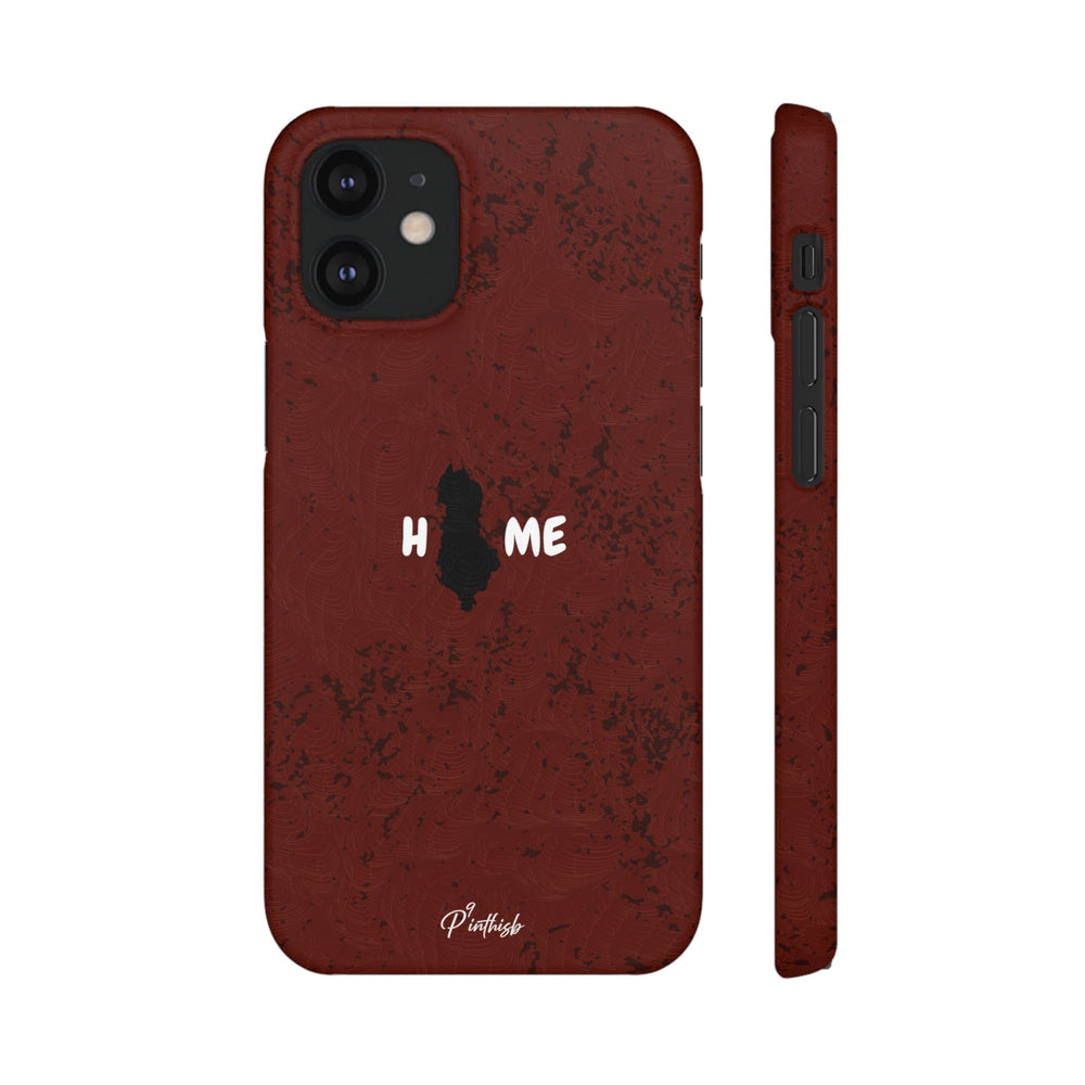 "HOME" Albania Snap Case