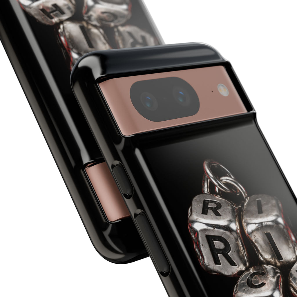 Metallic Dice 'RISK' Phone Case