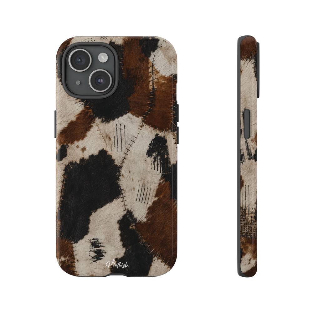 Brown & Black Animal Print Tough Case