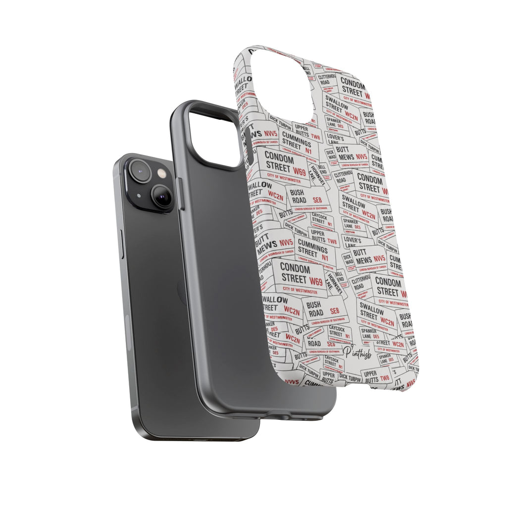 Cheeky London Street Signs Phone Case