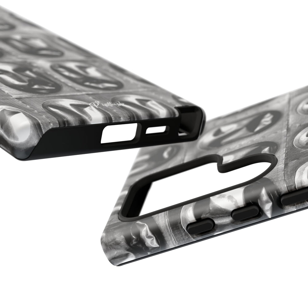 Metallic Mask Grid Tough Case