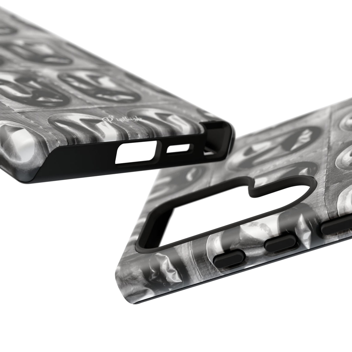 Metallic Mask Grid Tough Case