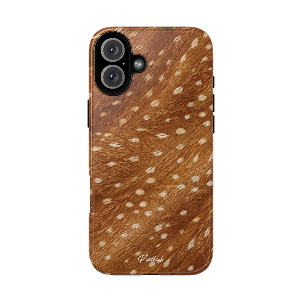 Caramel Deer Pattern Tough Case
