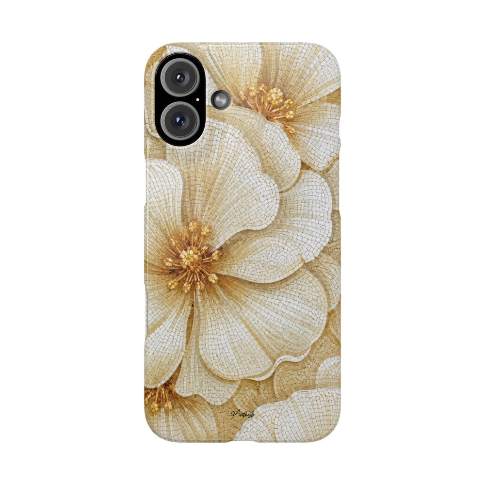 Floral Gold Bloom Snap Case