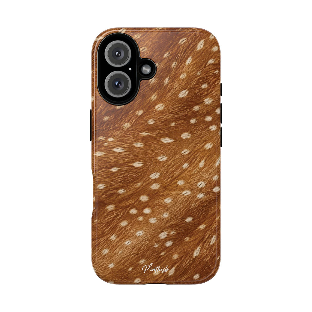 Caramel Deer Pattern Tough Case