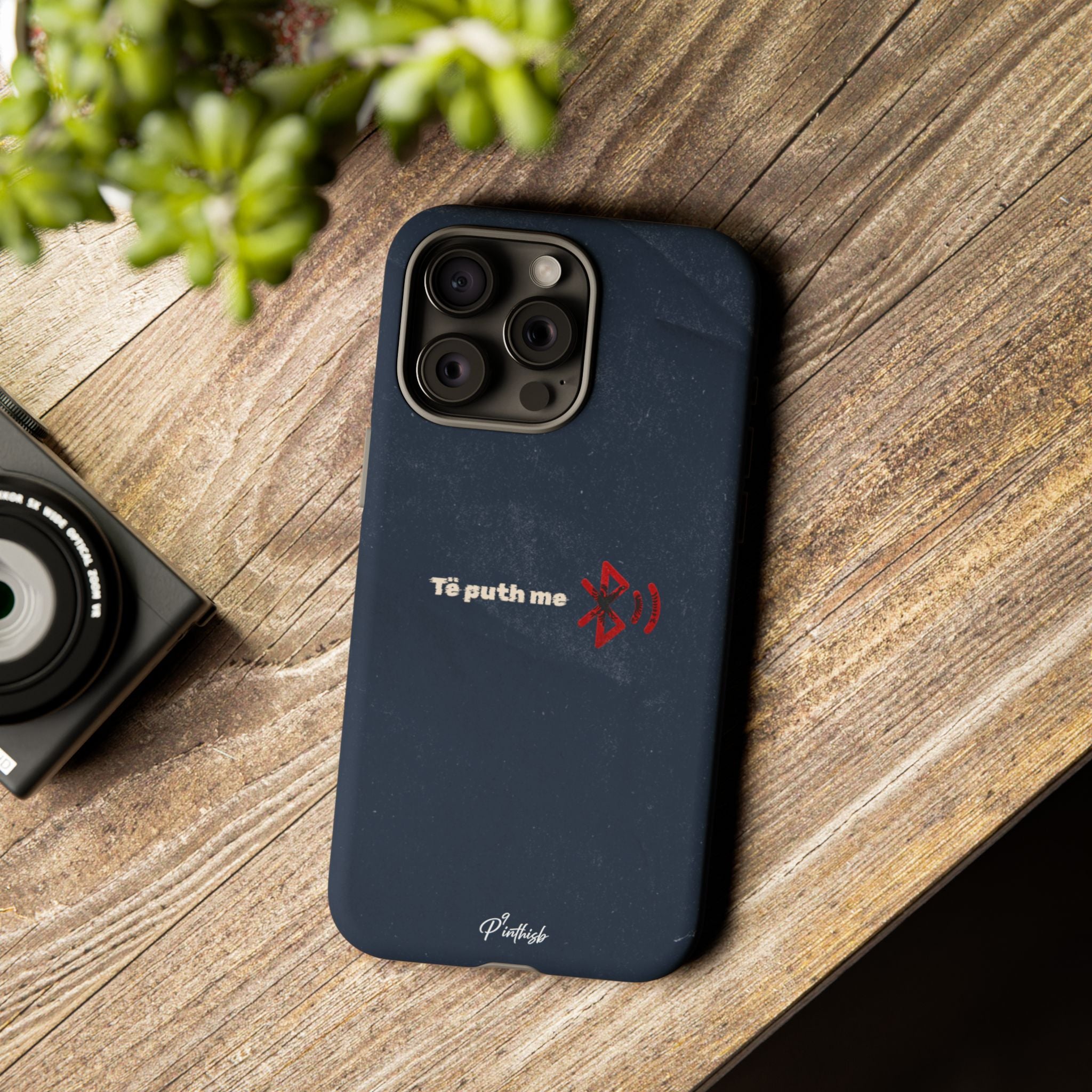 "Te puth me bluetooth" Tough Phone Case