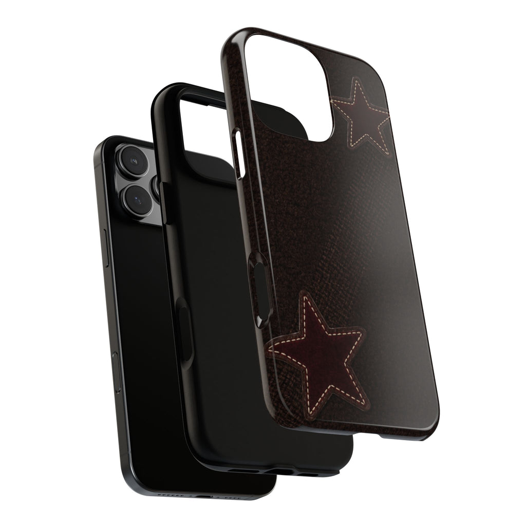 Rustic Stitched Star Phone Case