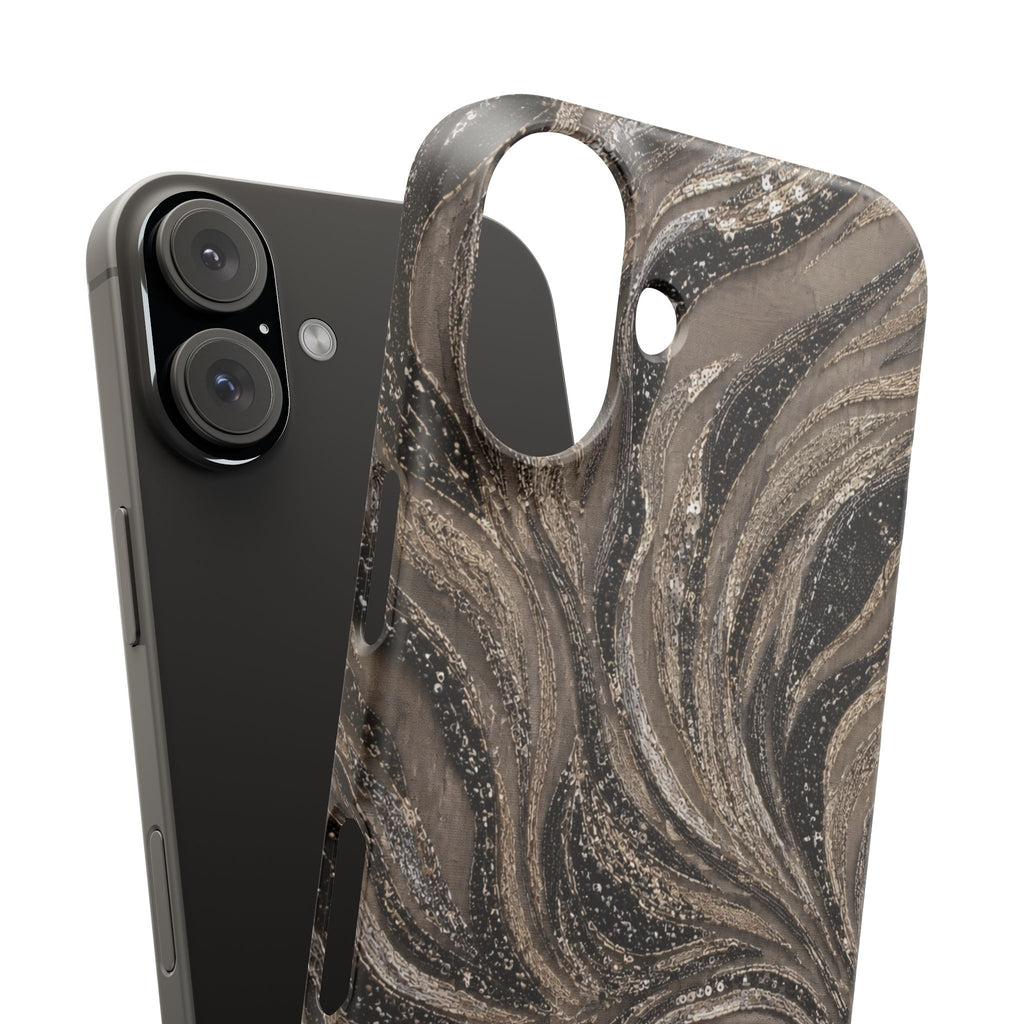 Neutral Swirl Protective Snap Case