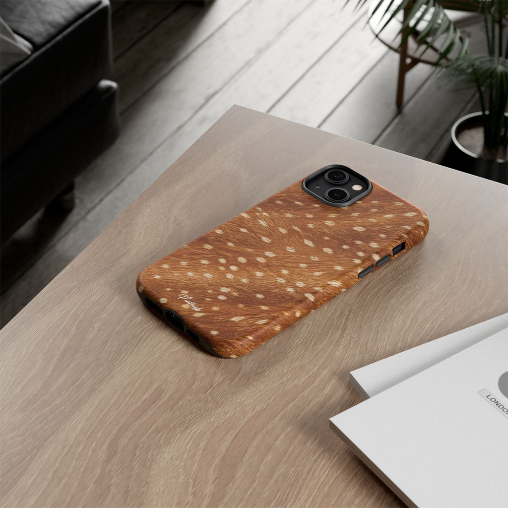 Caramel Deer Pattern Tough Case