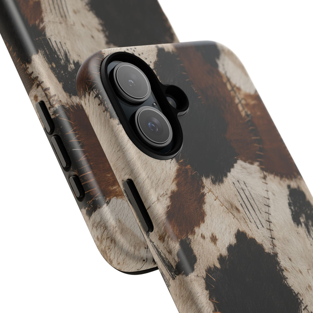 Brown & Black Animal Print Tough Case