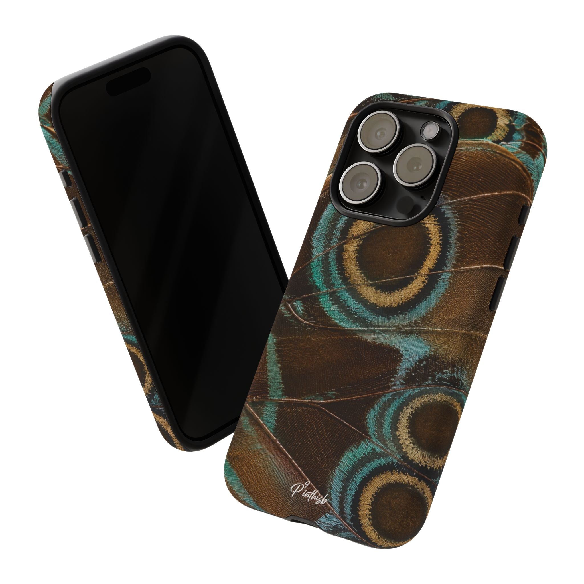Peacock Feather Pattern Tough Case