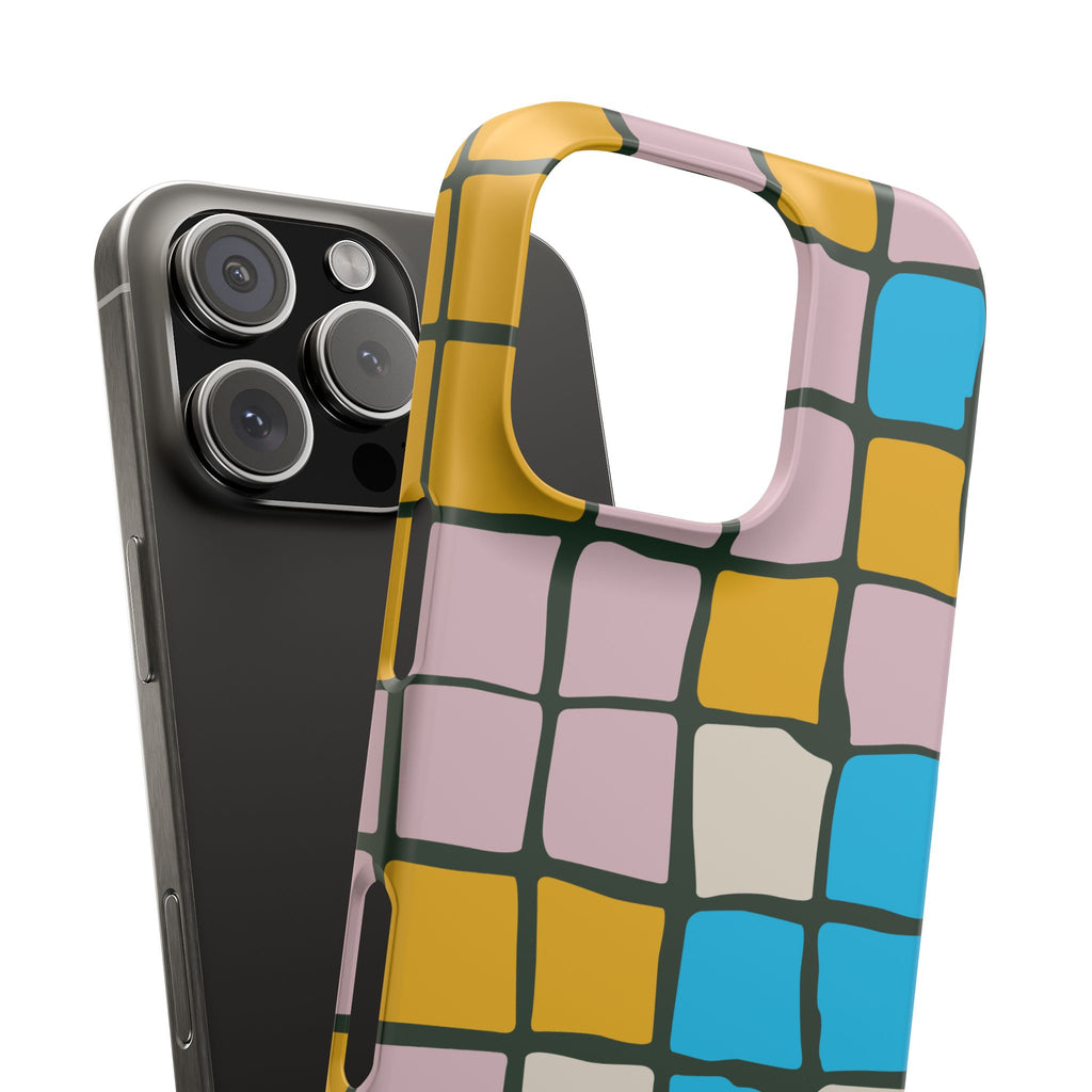 Color Grid Snap Phone Case