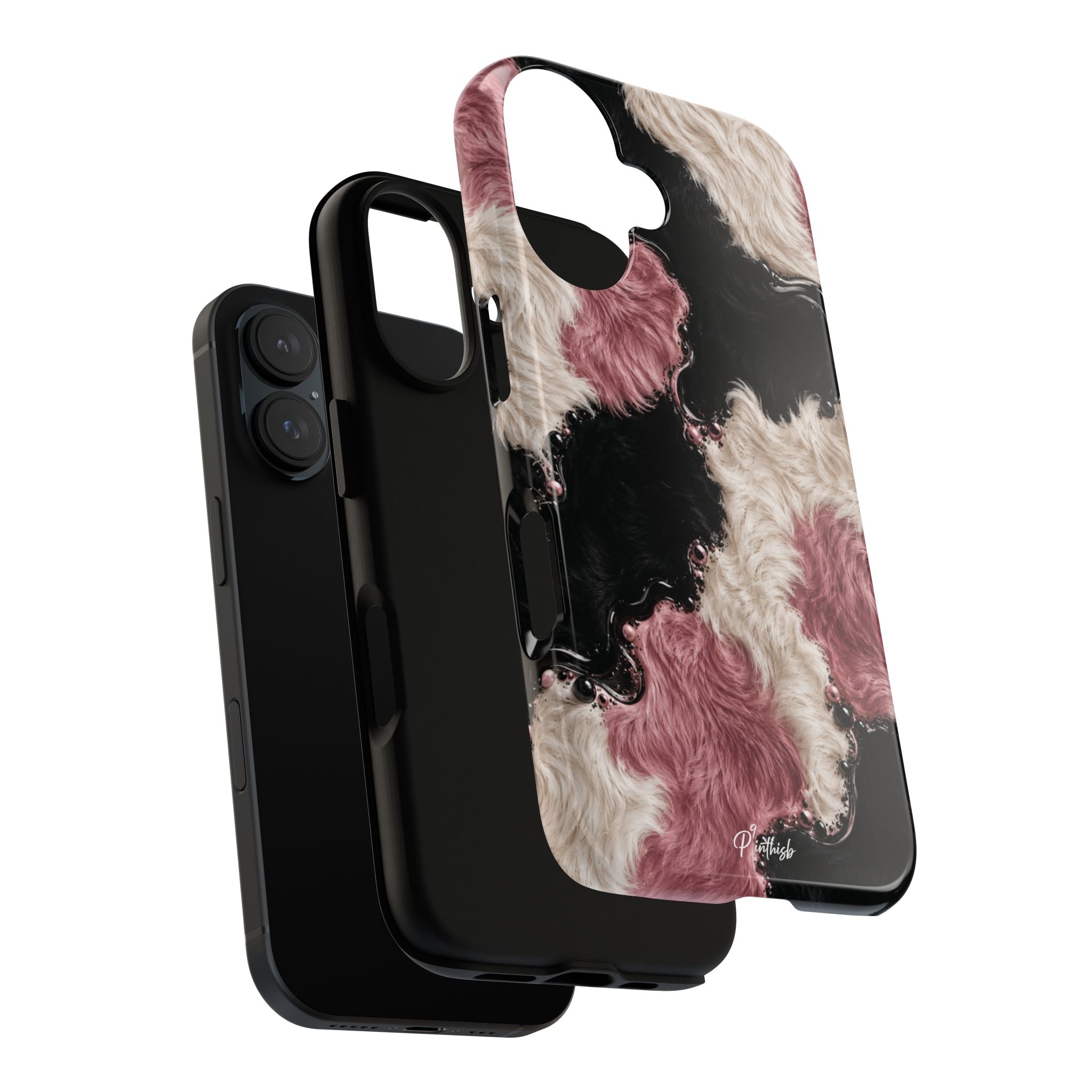 Cow Print Swirl Tough Case