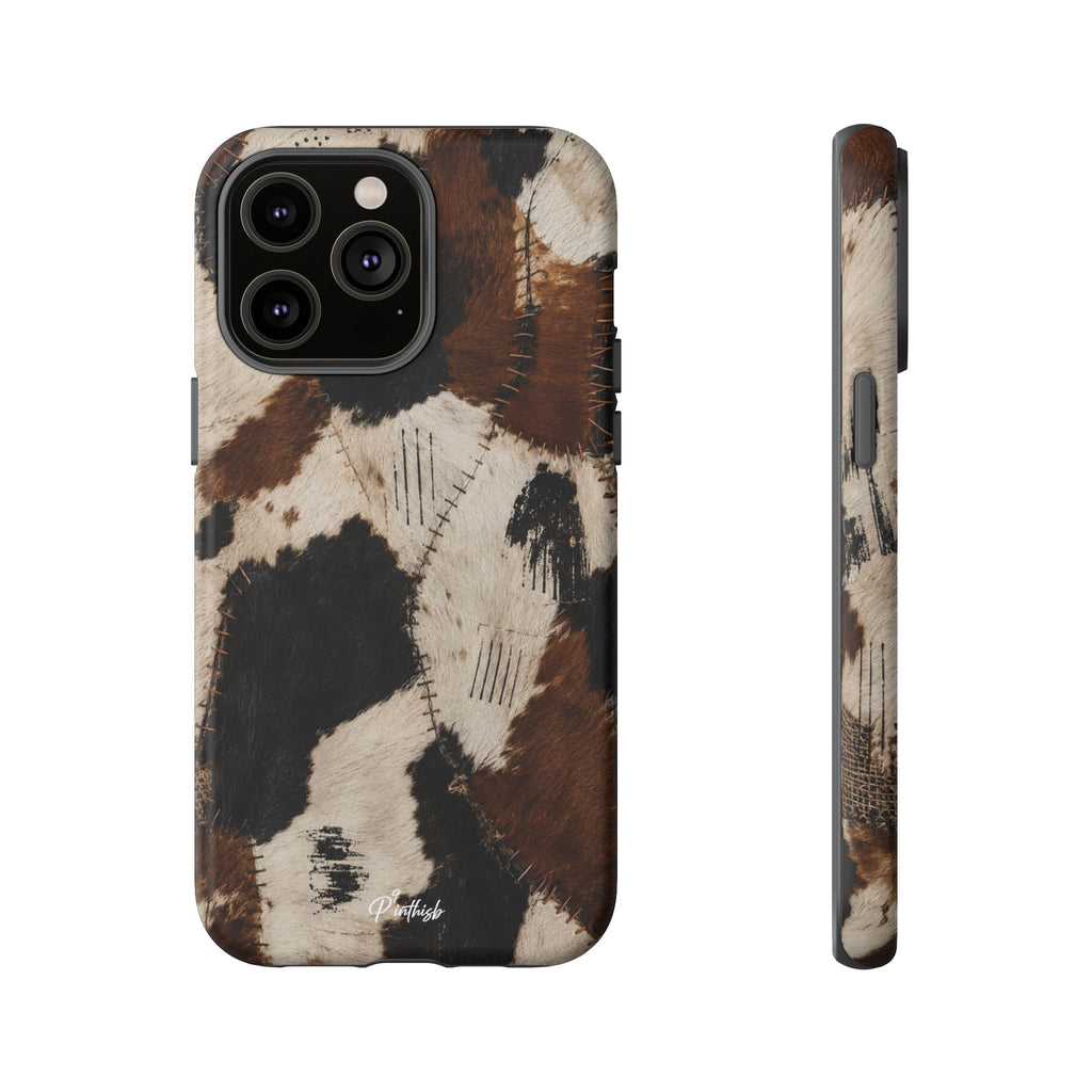 Brown & Black Animal Print Tough Case