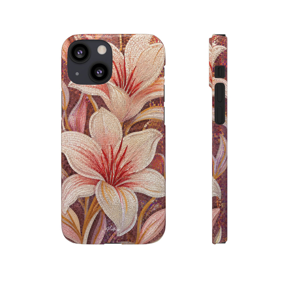 Floral Lily Snap Case