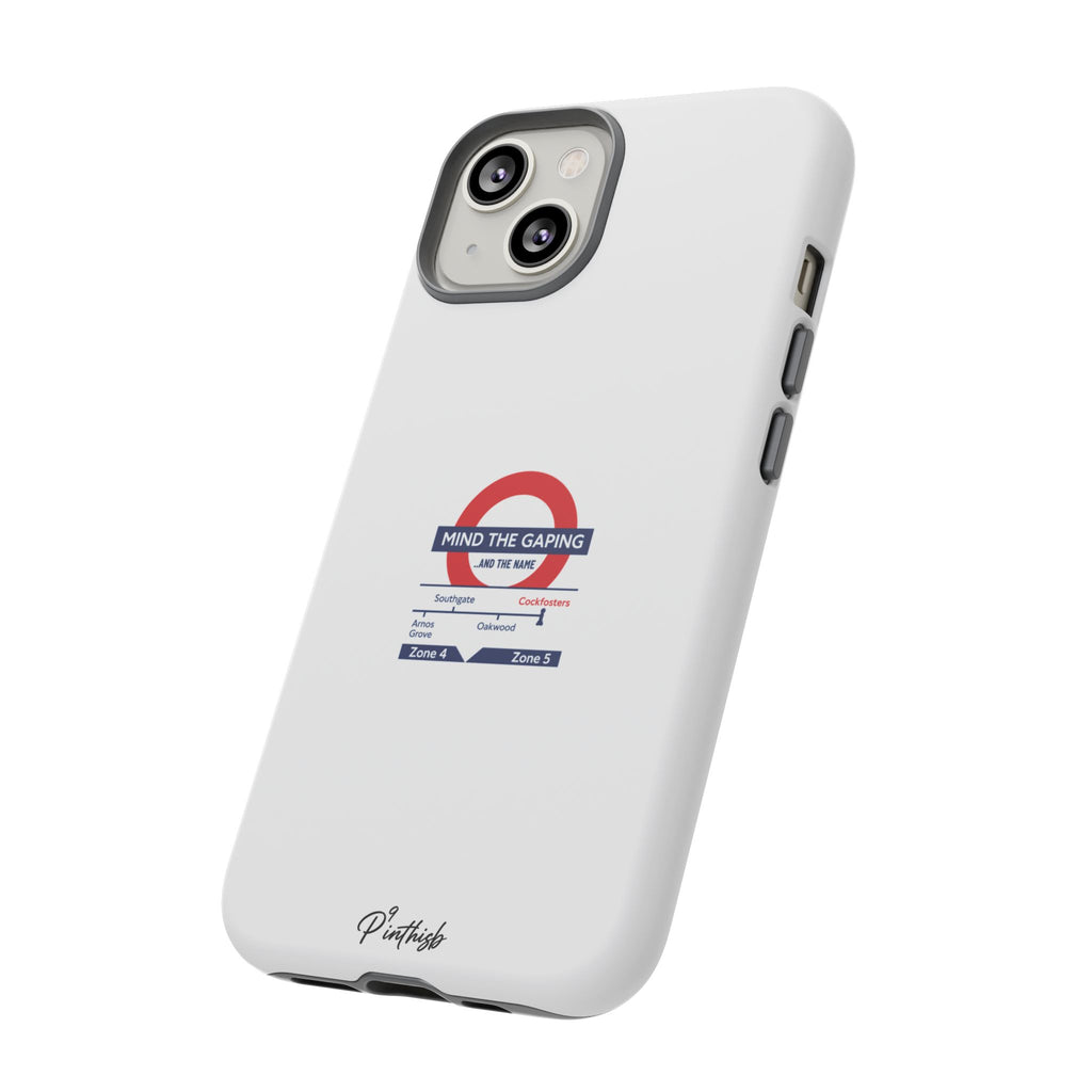 "Mind the Gaping" London Tube Parody Phone Case