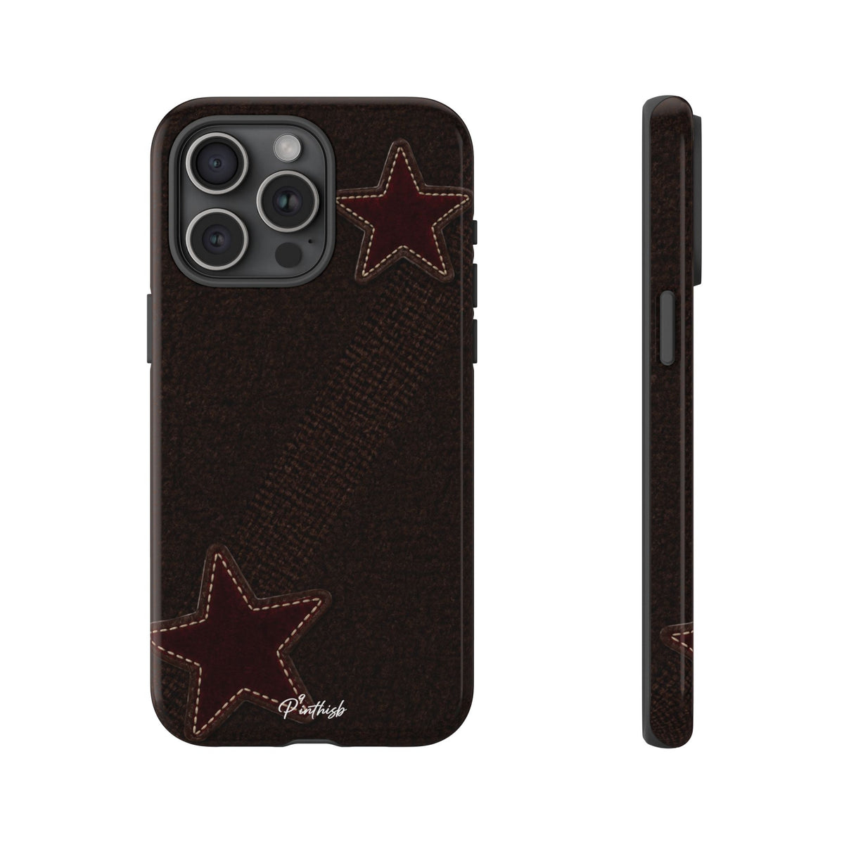 Rustic Stitched Star Phone Case