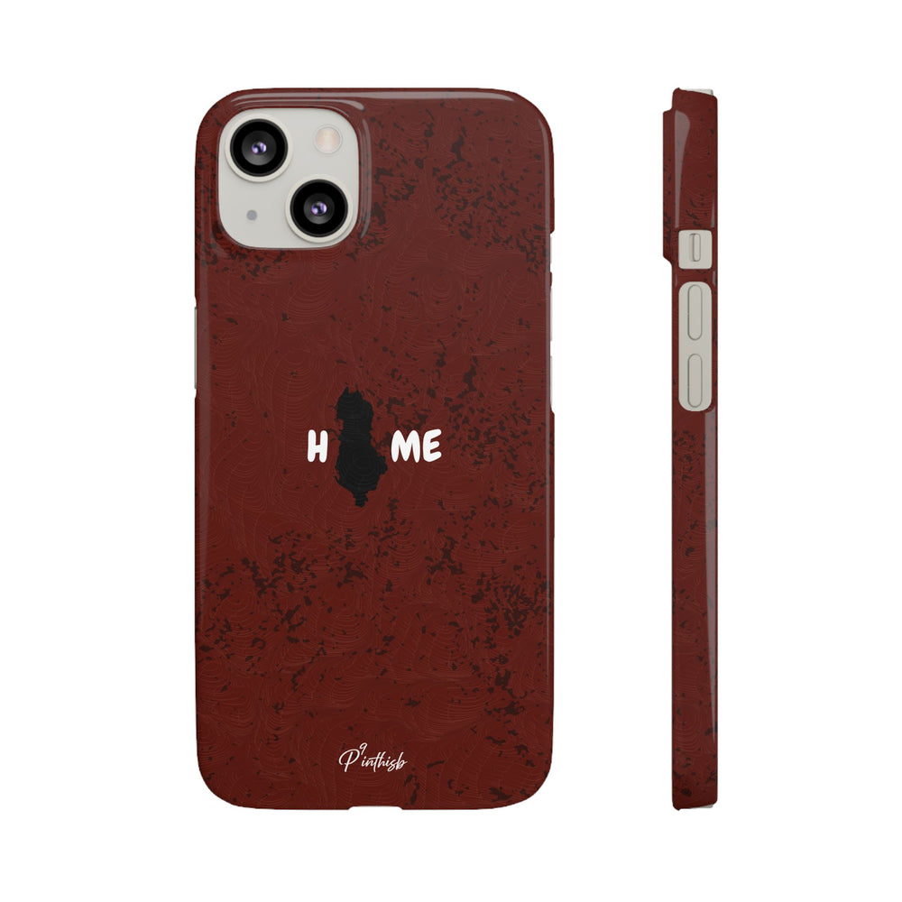"HOME" Albania Snap Case