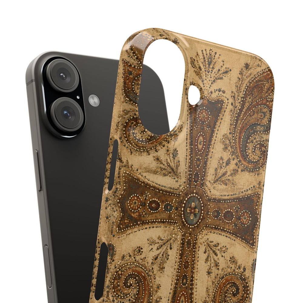Cross Paisley Snap Case