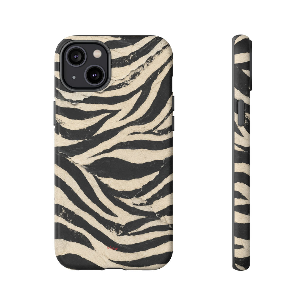 Wavy Peach & Mauve Tough Case