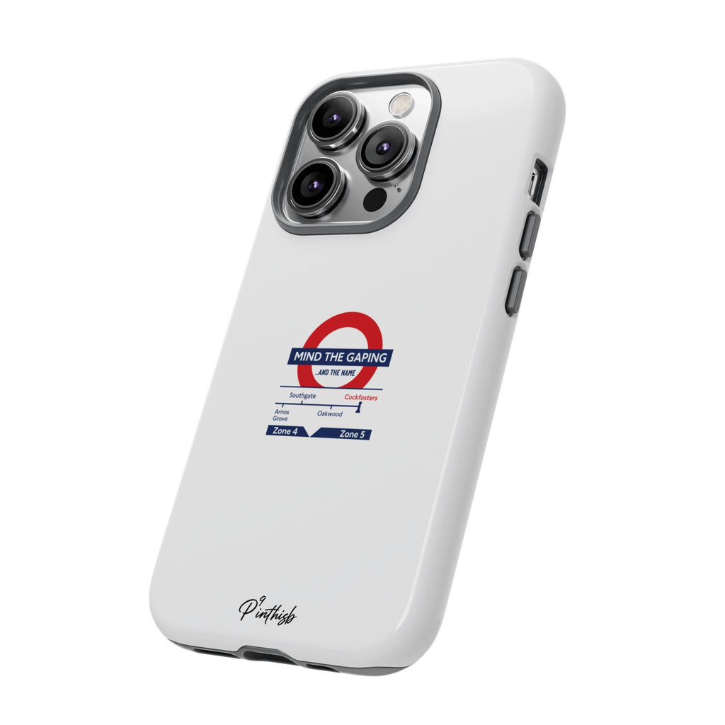 "Mind the Gaping" London Tube Parody Phone Case