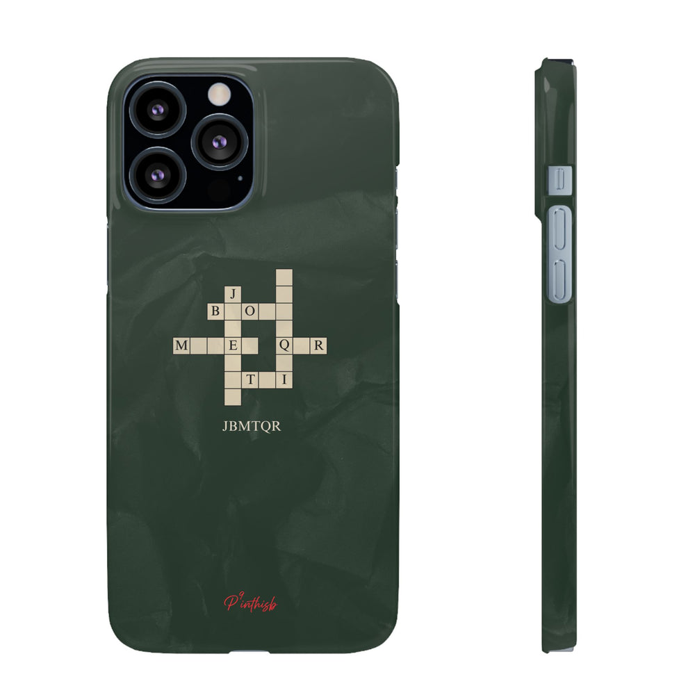 "JBMTQR crossword" Snap Phone Case