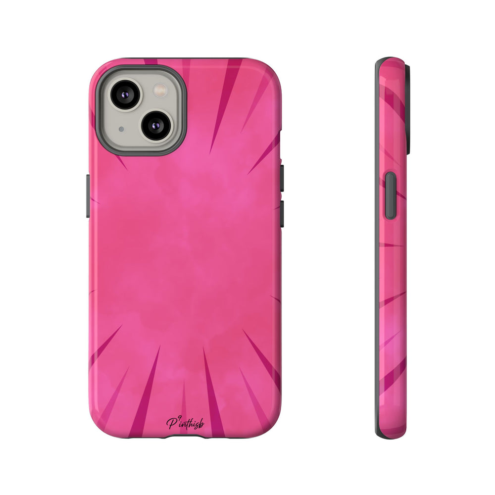 Pink Burst Tough Phone Case