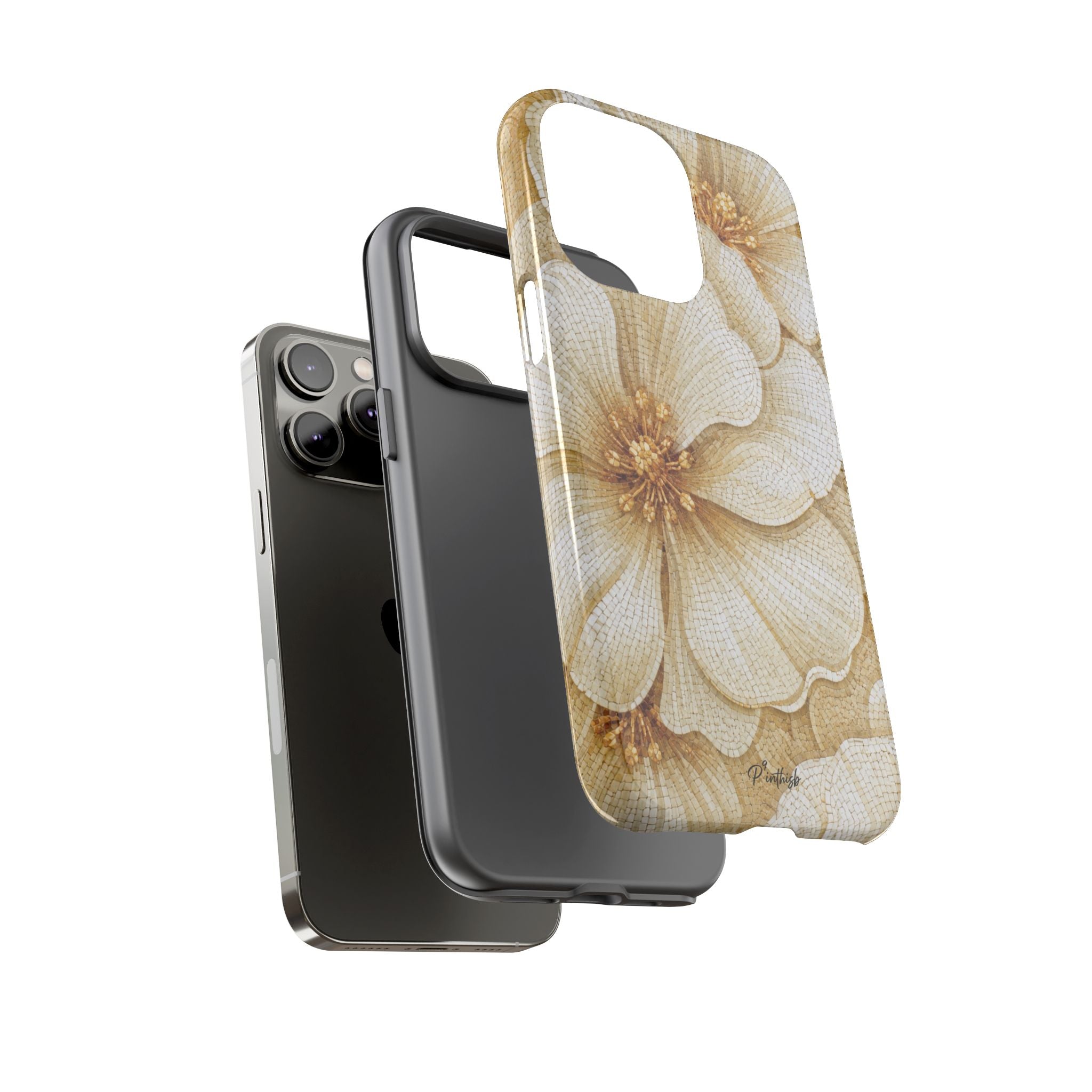 Floral Gold Bloom Tough Case