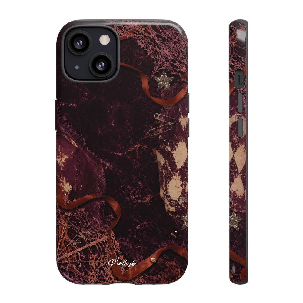 Dark Maroon Vintage Tough Case