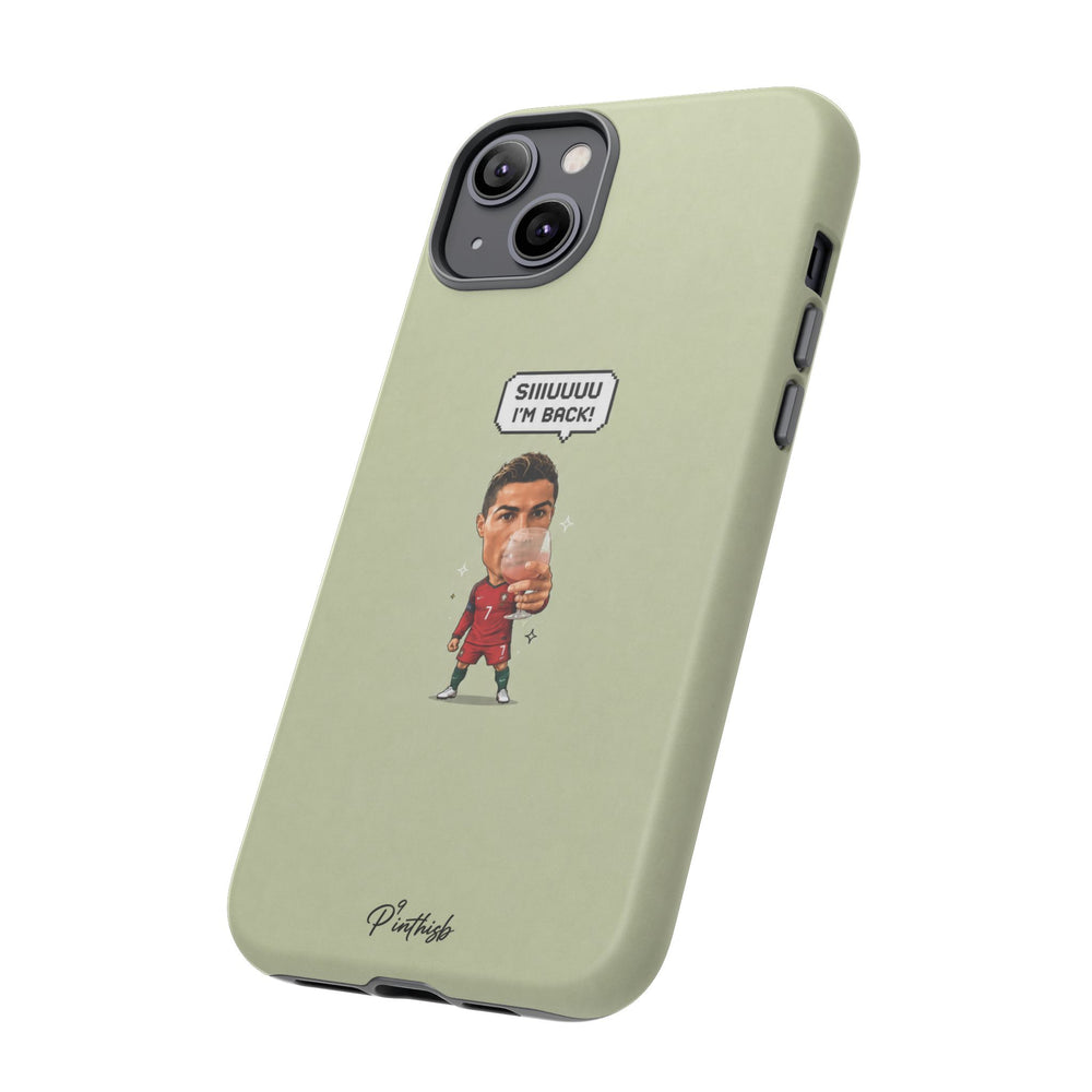 "SIIUUU, I'M BACK" CR7 Tough Phone Case