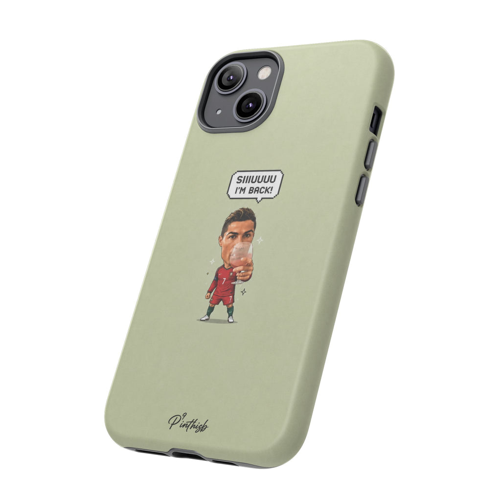 "SIIUUU, I'M BACK" CR7 Tough Phone Case