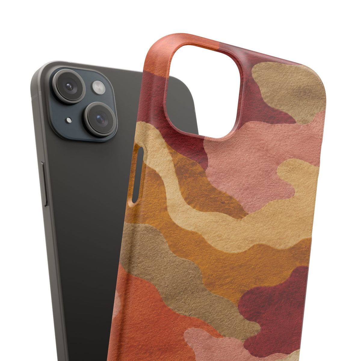 Watercolour Camo Snap Case
