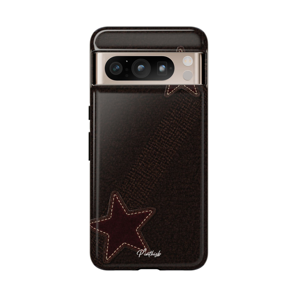 Rustic Stitched Star Phone Case