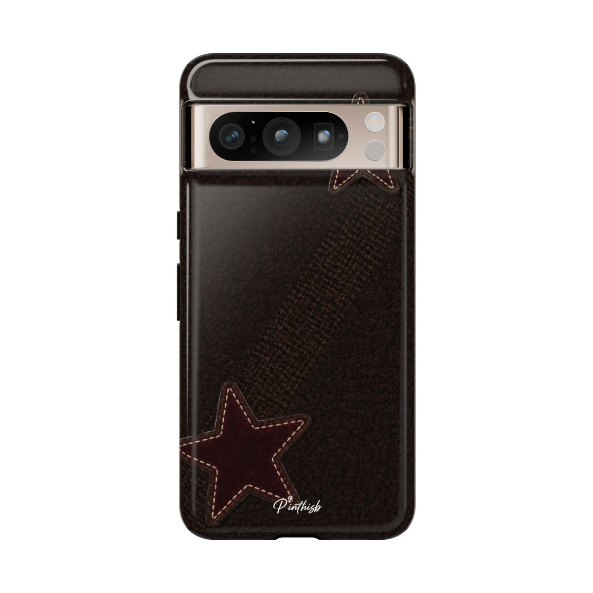 Rustic Stitched Star Phone Case