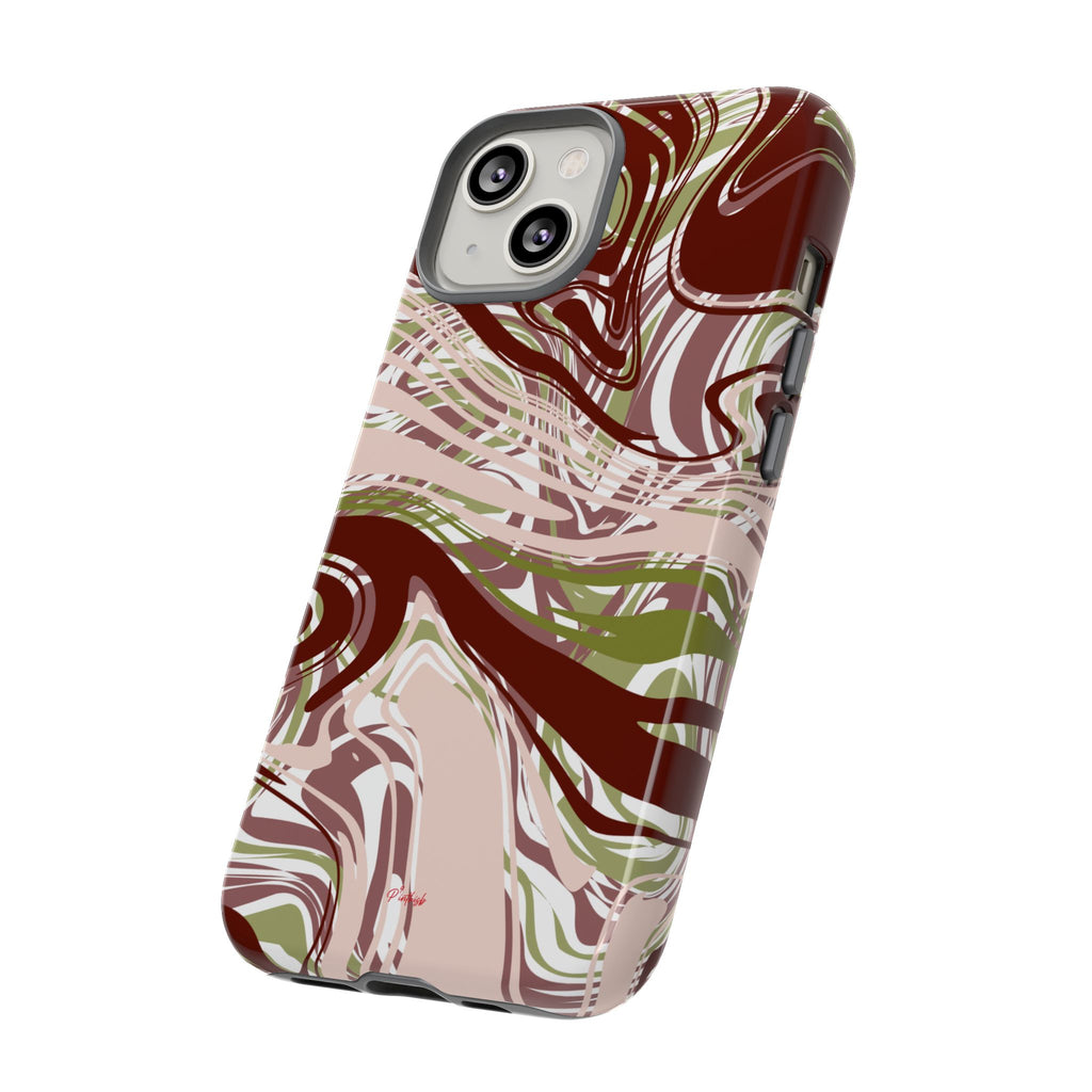 Abstract Marbled Tough Phone Case