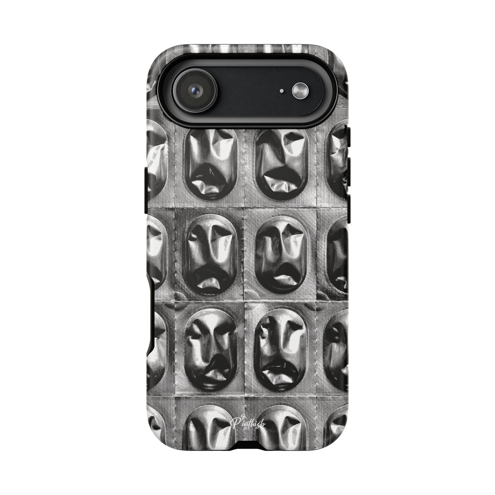 Metallic Mask Grid Tough Case