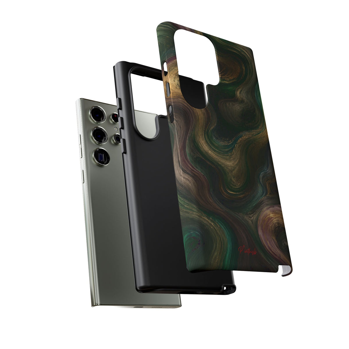 Marbled Forest Tough Phone Case