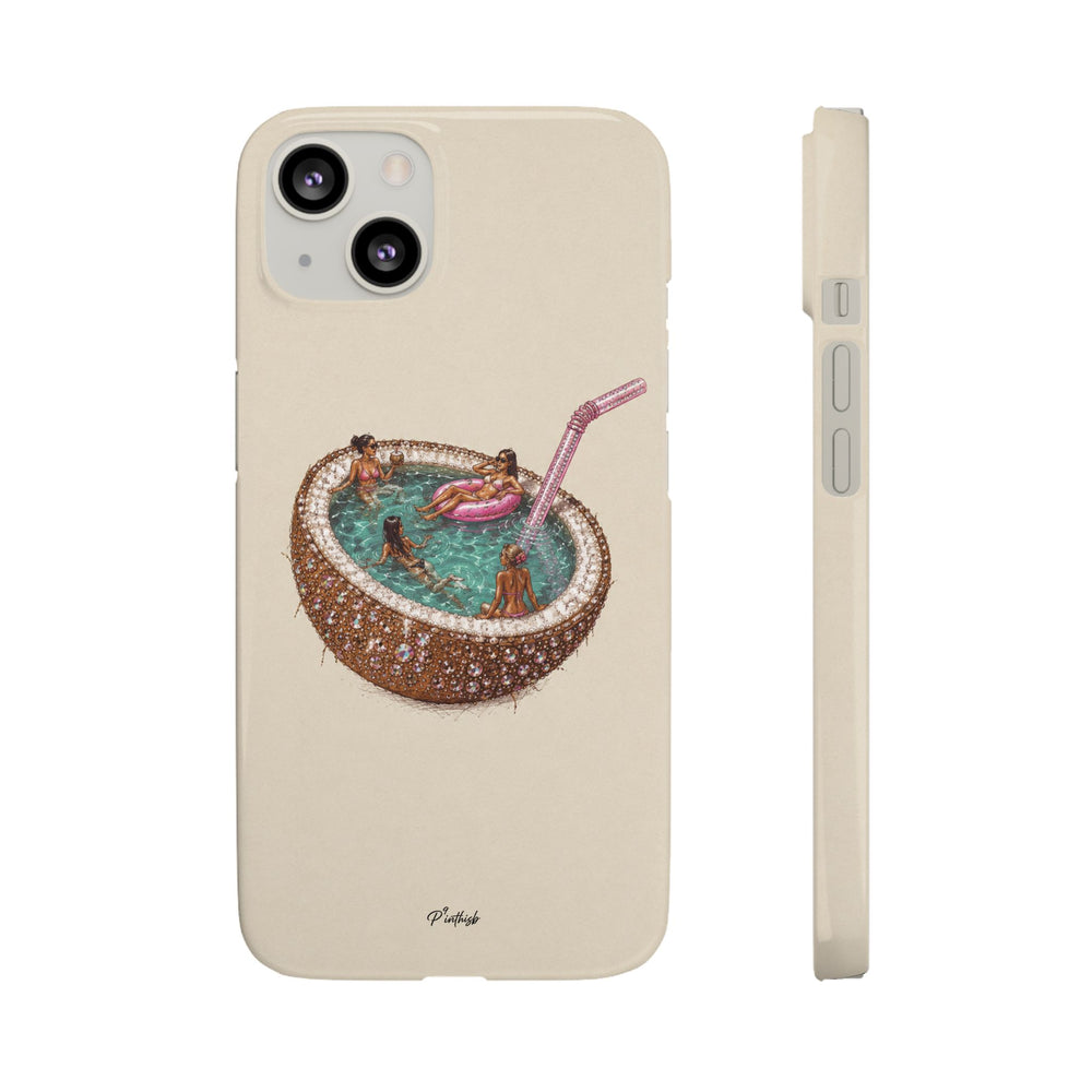 Coconut Pool Snap Phone Case